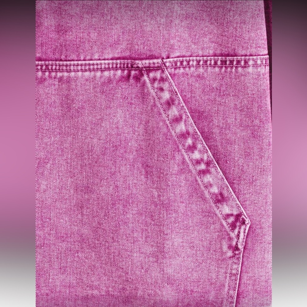 SHEIN Vintage Pink Quarter-Zip Hoodie - Picture 5 of 8